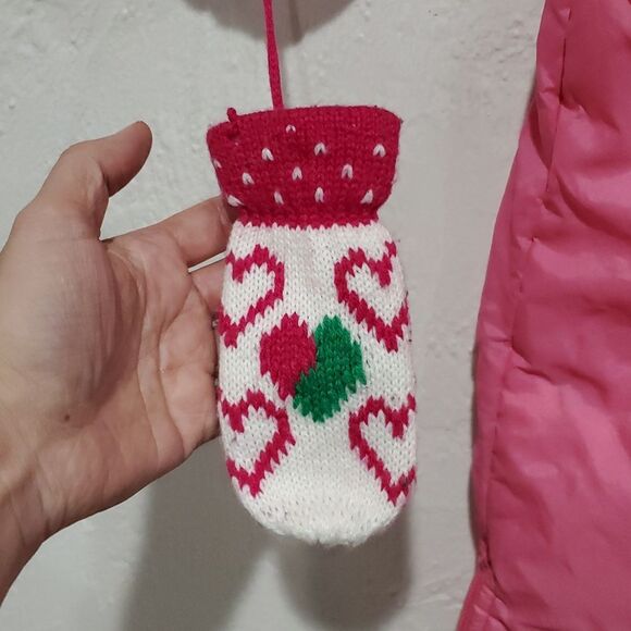 Pink Vintage Children's Snowsuit with Mittens - Picture 7 of 14